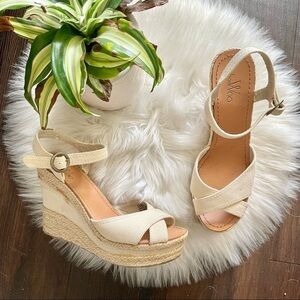 ShoeWoo espadrille wedge sandals